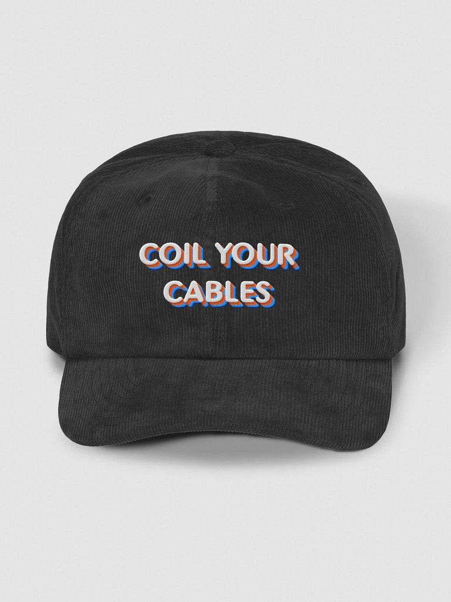 Coil Your Cables Corduroy Hat product image (1)