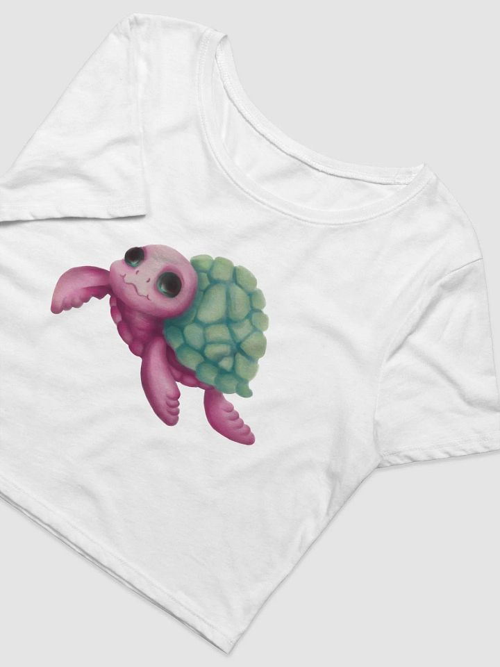 Sea Turtle Cutie Crop Top Shirt product image (1)