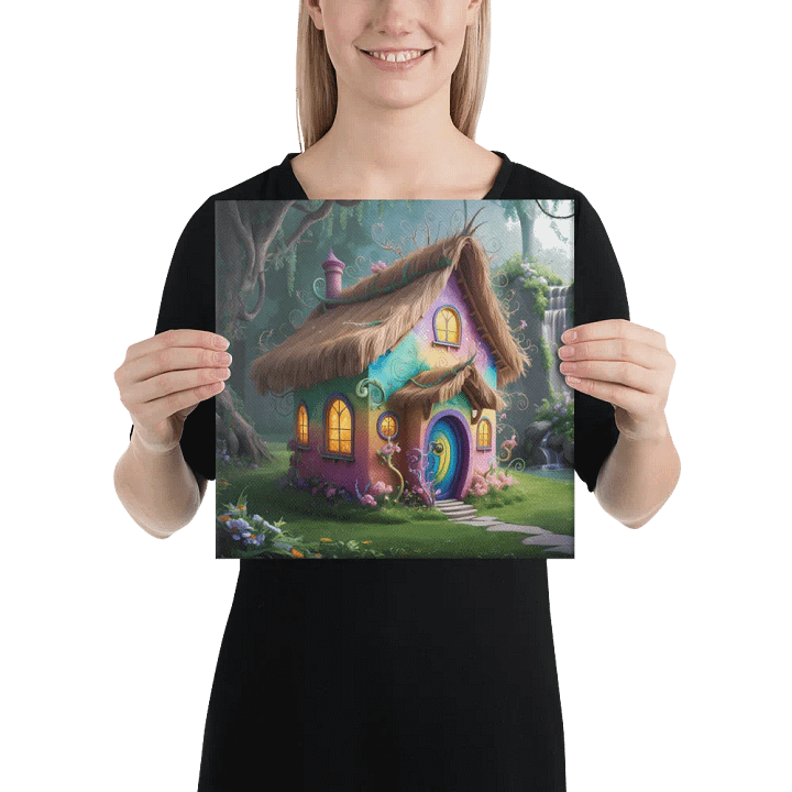 Watercolour Fairy House Art - v9 product image (2)