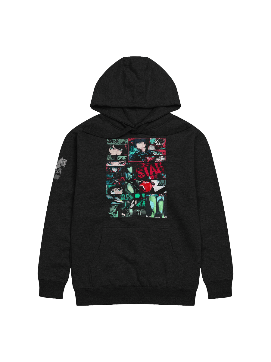 Unisex Hoodie Jane Doe "STAB!" Design Hoodie with Shoulder Print Zenless Zone Zero product image (3)