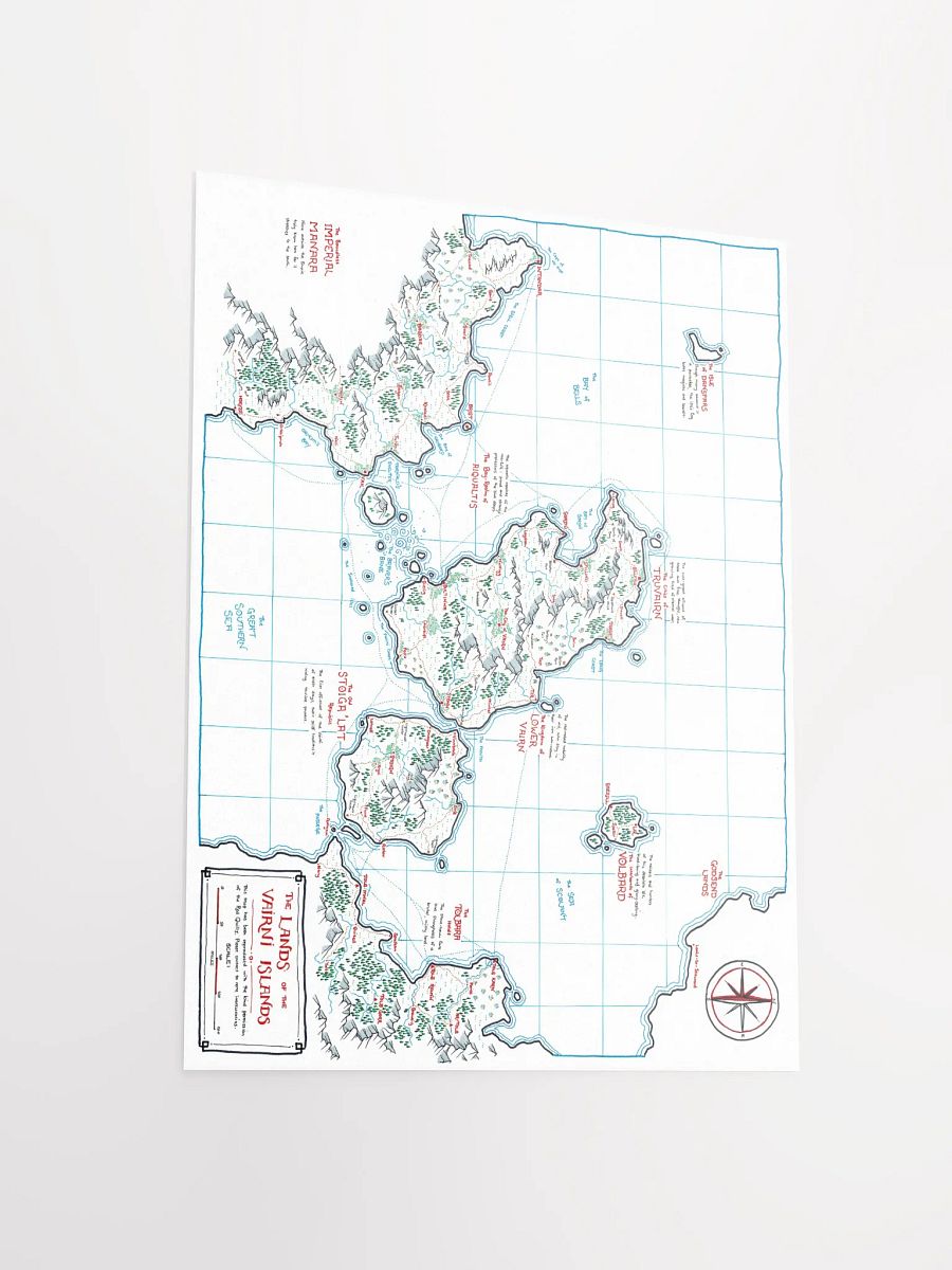 "The Vairni Islands" | Printed Map product image (5)