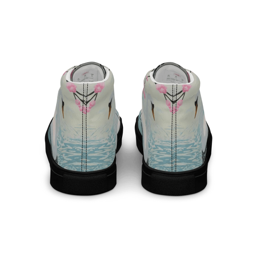 Lady Swan Retro High Top Canvas Shoes product image (4)