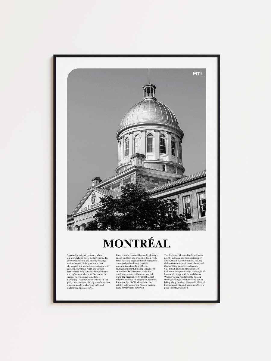 Montreal 03 Newspaper Poster product image (1)