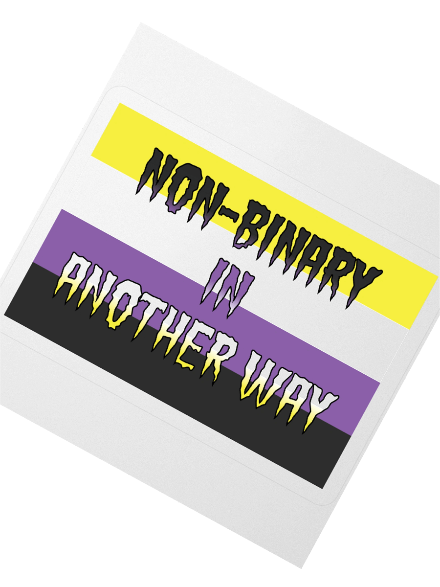 Non-binary In Another Way Sticker product image (6)