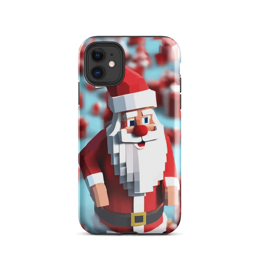Santa Claus Low-Poly iPhone® Tough Case product image (24)