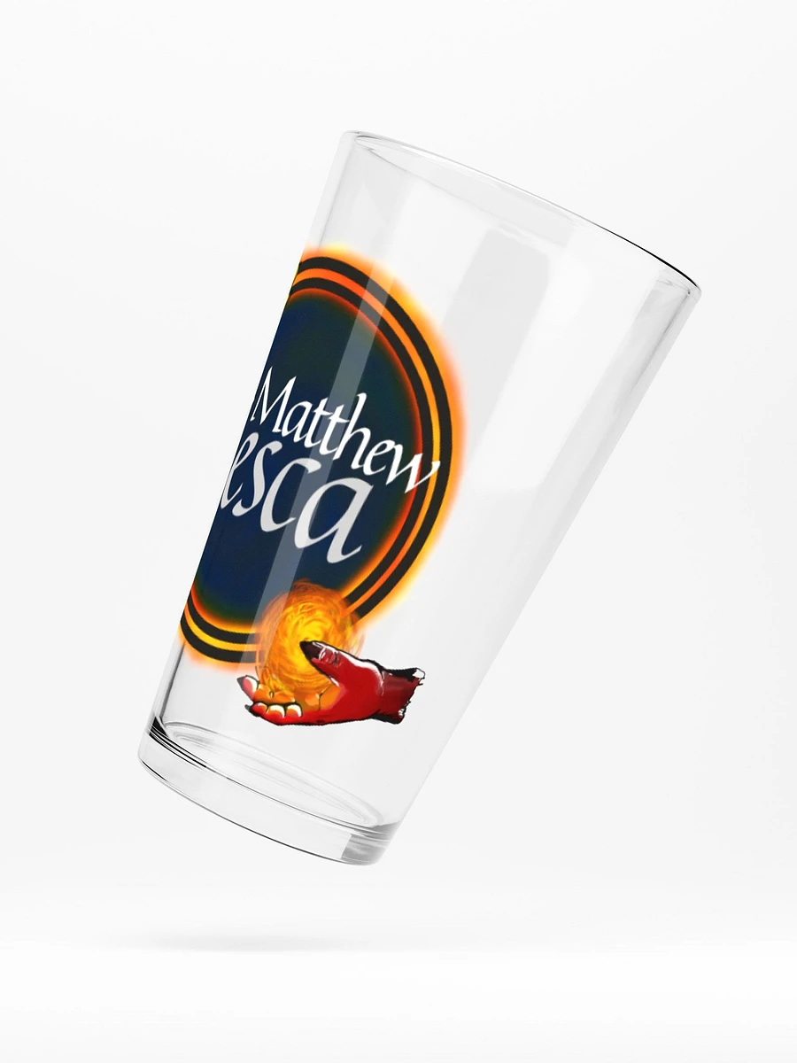 Matthew Cesca Author Logo Shaker Pint Glass product image (5)