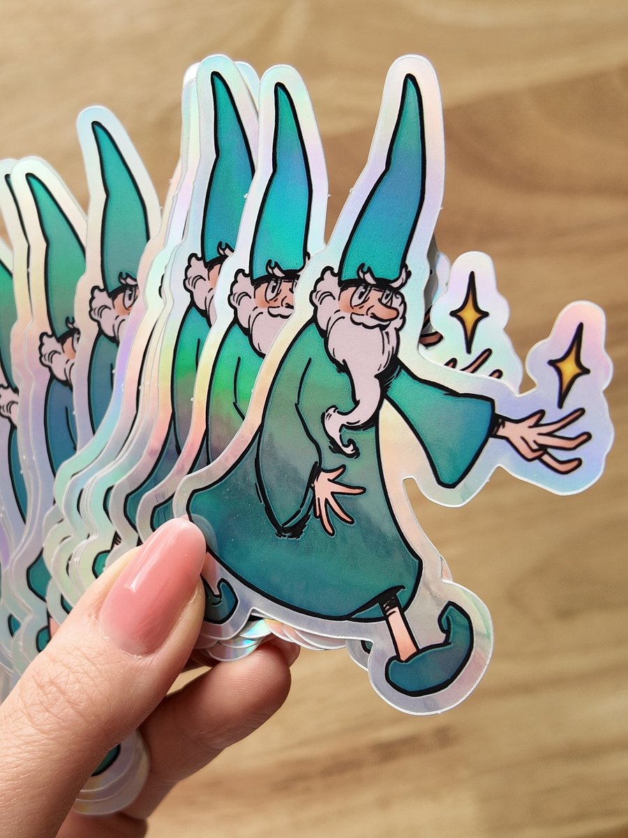 Angry Wizard Sticker product image (6)
