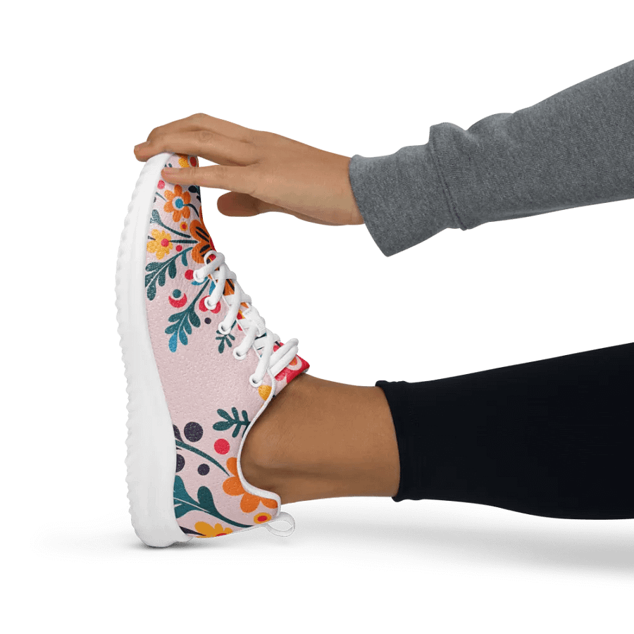 Quiet Mind Floral Athletic Shoes product image (3)