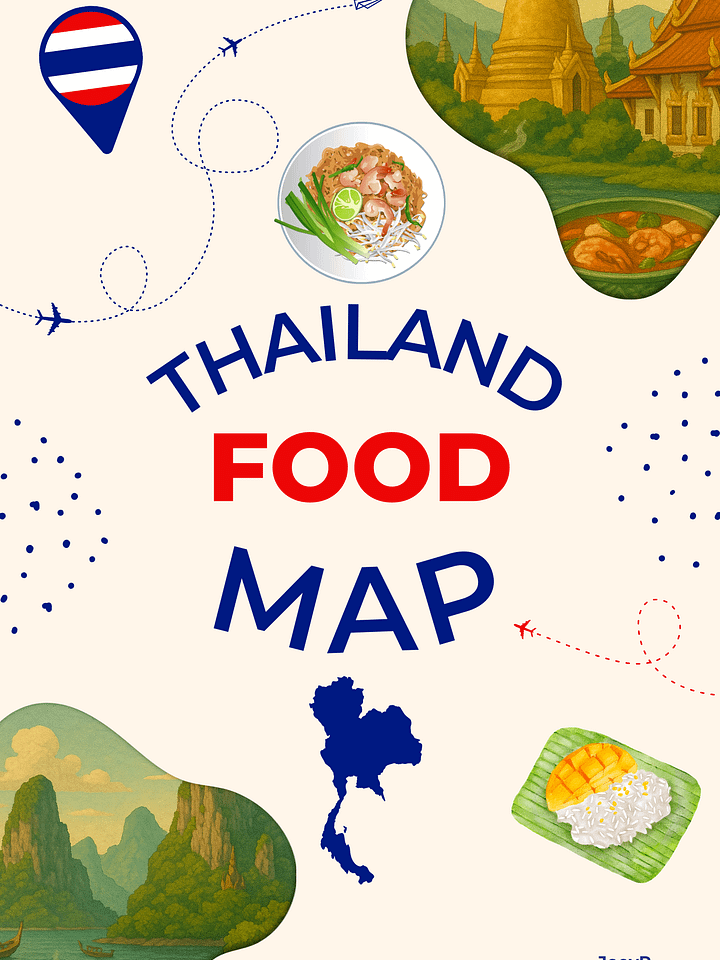 Thailand Food Map - The Best Places To Eat in Thailand product image (1)