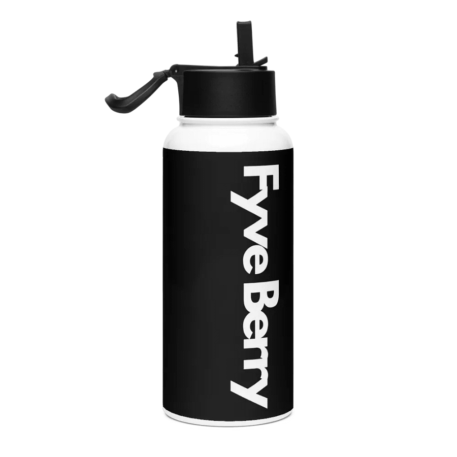 Stainless Steel Water Bottle with a Straw Lid product image (1)