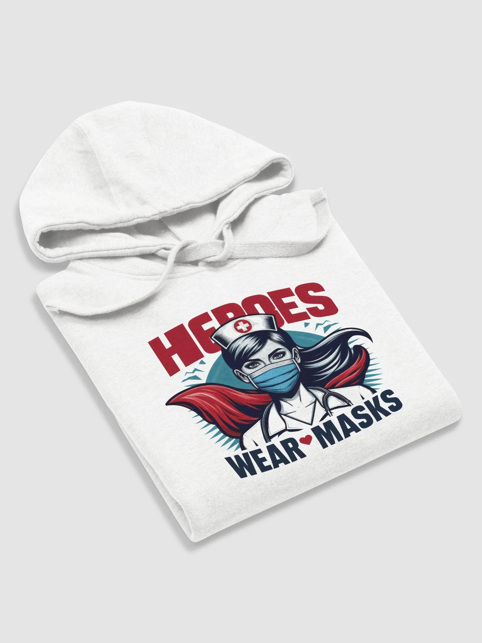 Heroes Wear Masks Illustrated Hoodie product image (25)