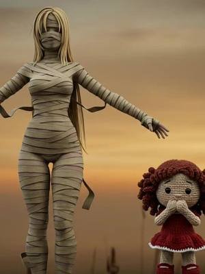 Standard_Mode_Mumia_picks_up_doll_in_arms