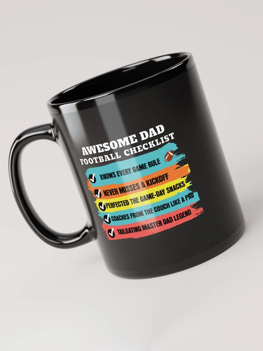 Football Dad Fan Checklist Mug product image (5)