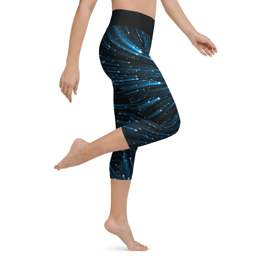 Hyperspace Journey Yoga Capri Leggings product image (3)
