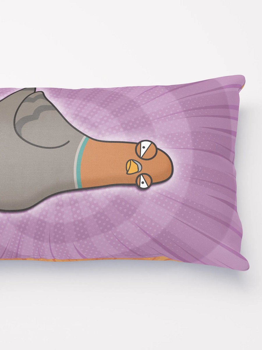 Pigeon Cushion (Orange/Purple) product image (2)