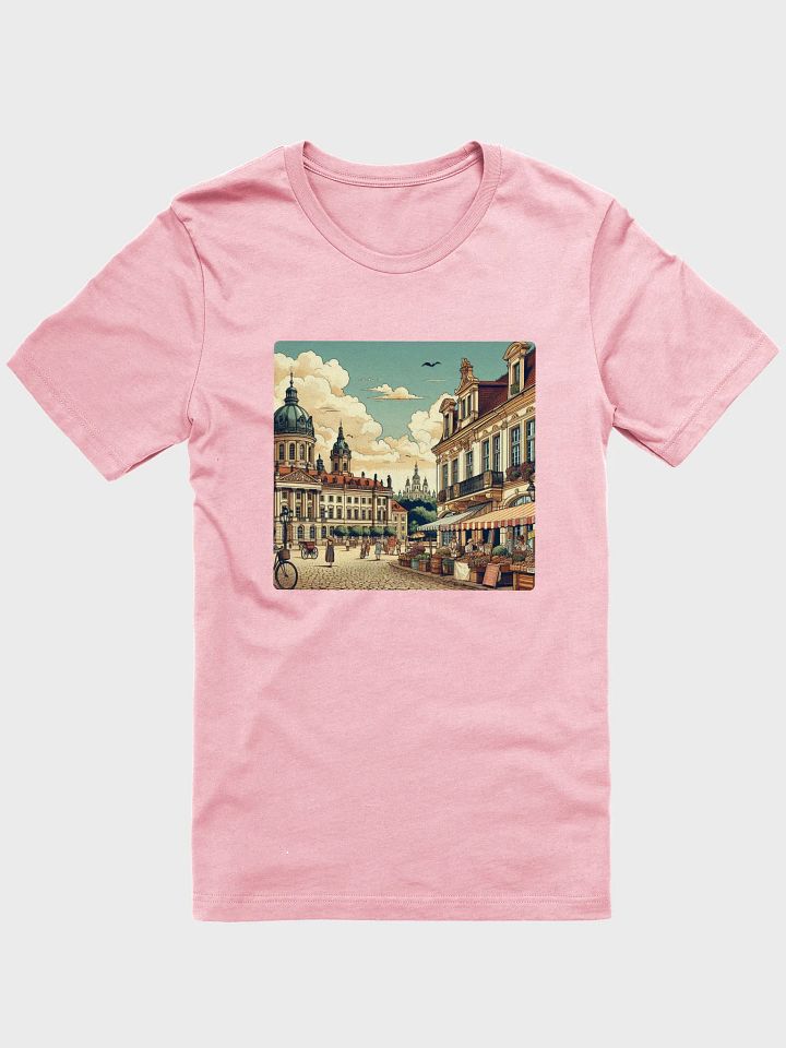 European Urban Scene Graphic T-Shirt | postdam city product image (1)