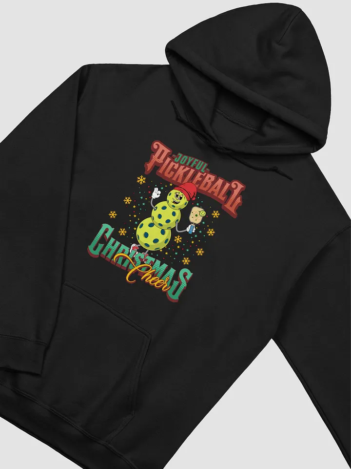 Joyful Pickleball Christmas Cheer Snowman Hoodie product image (2)
