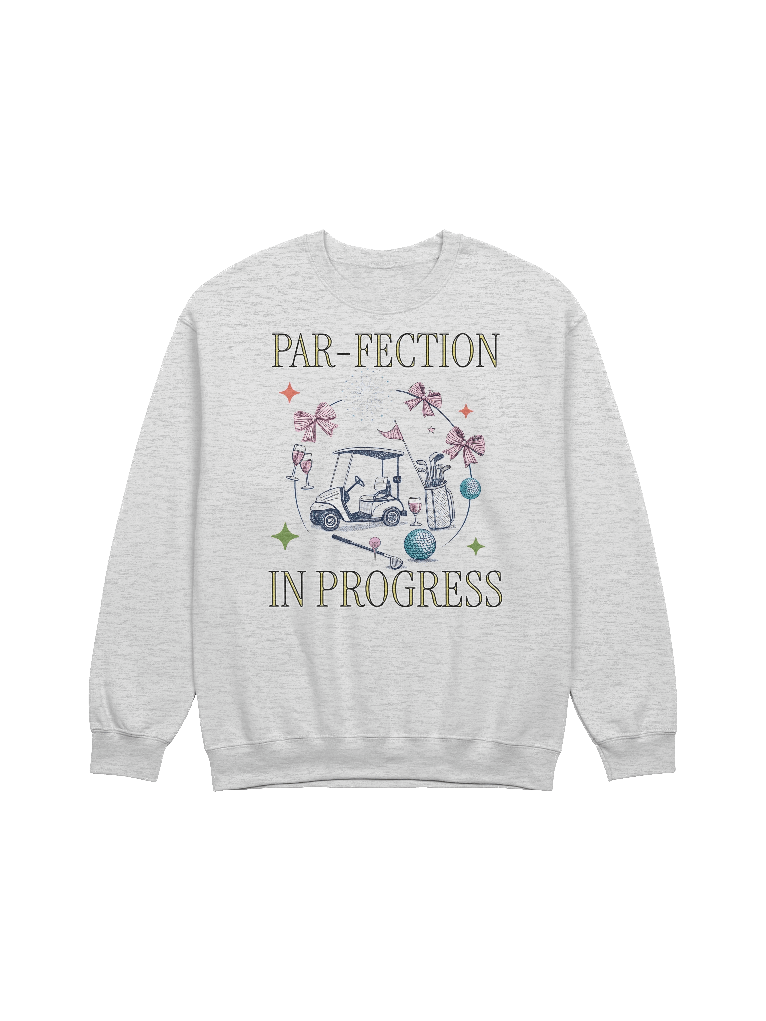 Par-Fection In Progress Golfing Crewneck Sweatshirt product image (21)