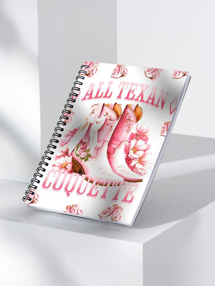 All Texan Coquette Spiral Notebook product image (2)