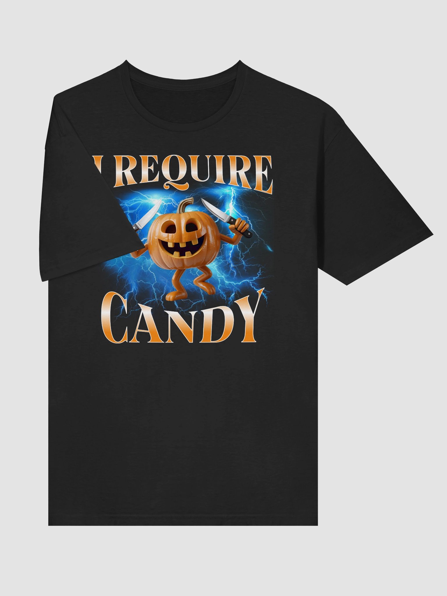 Bootleg Jack-O-Lantern - I Require Candy T-Shirt product image (5)
