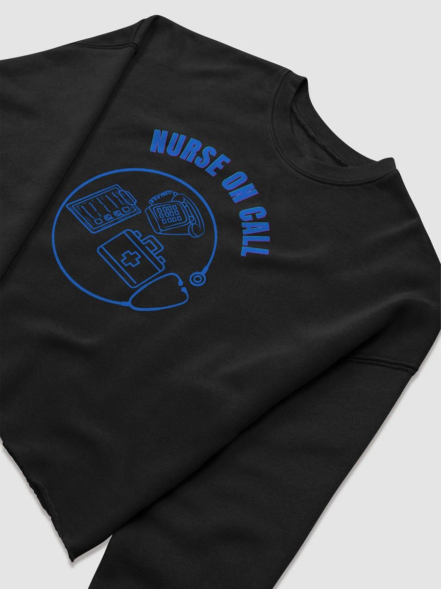 Nurse On Call Circle Medley Crop Sweatshirt product image (22)