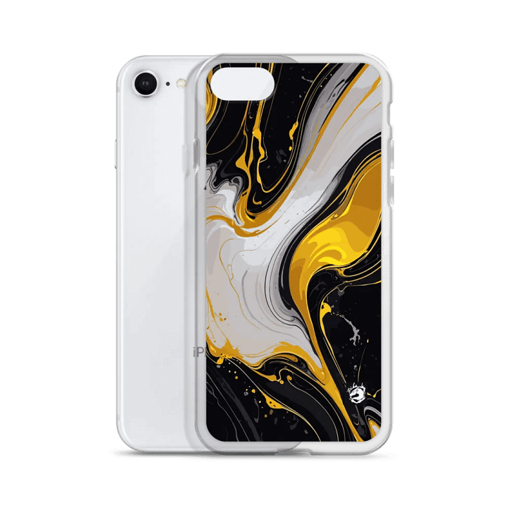 Golden Marble iPhone Clear Case product image (2)