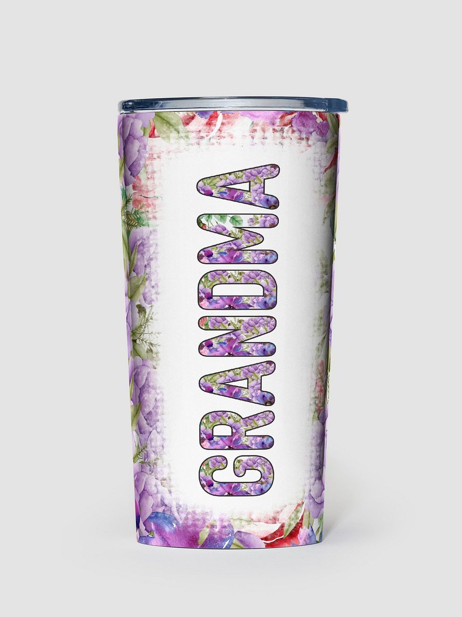 Grandma Tumbler Gift from Grandkids for Mothers Day Gift, Best Grandma Gift Cute Grandma Travel Cup Grandkids Gift product image (1)