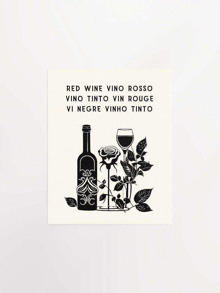 Red Wine Poster - Enhanced Matte Paper Poster product image (1)