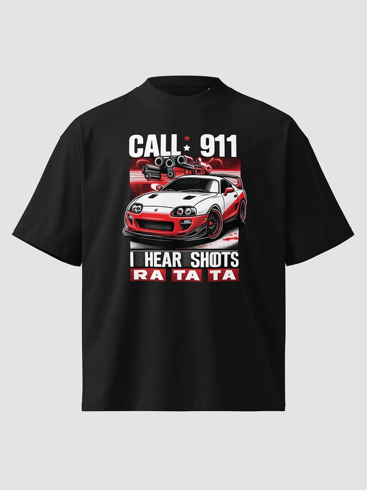 "Call 911, I Hear Shots" – Supra Edition Premium Unisex Tee product image (5)