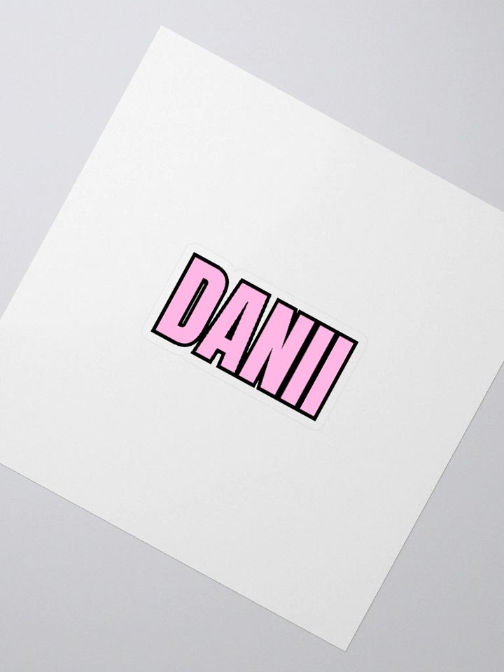 DANII PINK BLACK STICKER product image (7)