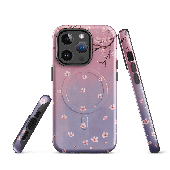Dreamy Cherry Blossoms MagSafe® iPhone Tough Case. product image (1)