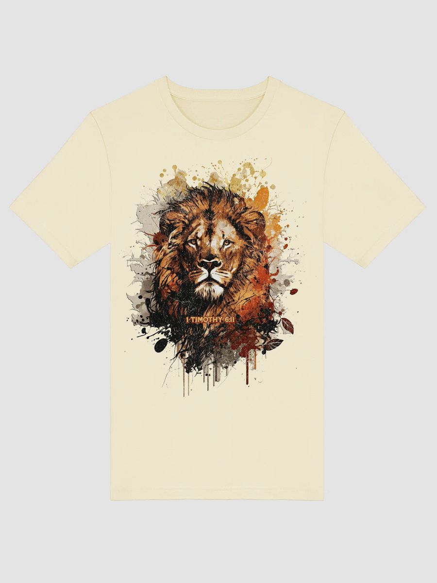Courageous Lion 1 Timothy 6:11 T-Shirt product image (5)