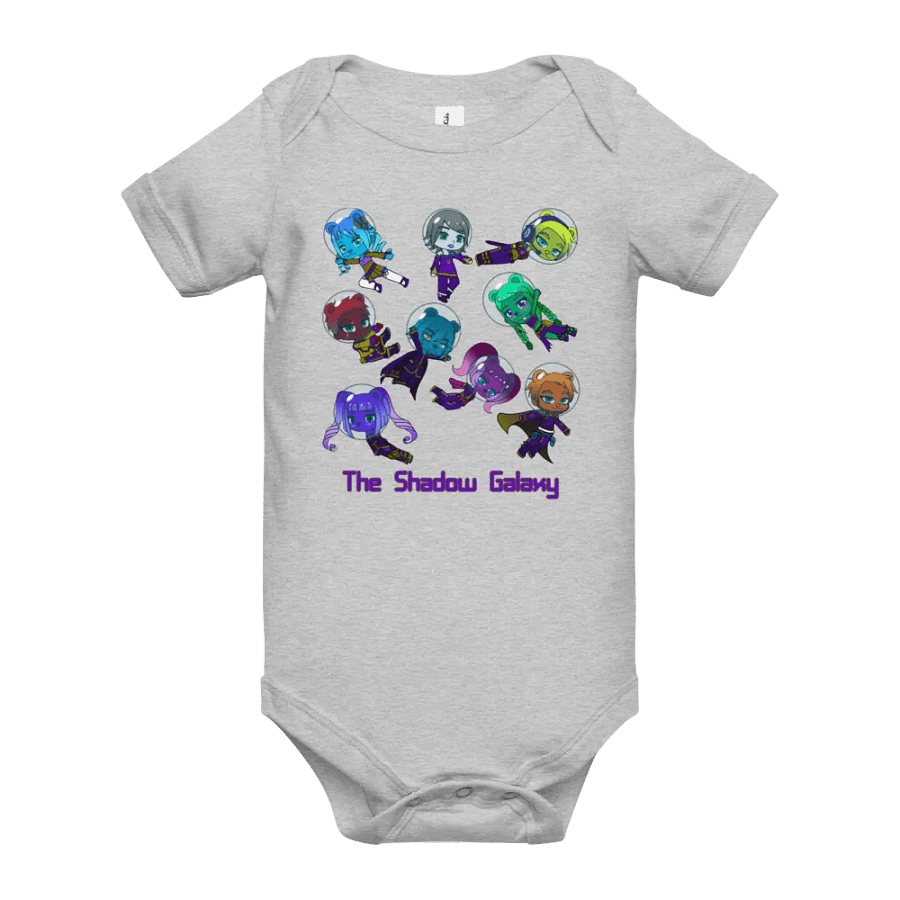 The Shadow Galaxy (Floating Shadow Bears) - Baby short-sleeved one piece product image (8)