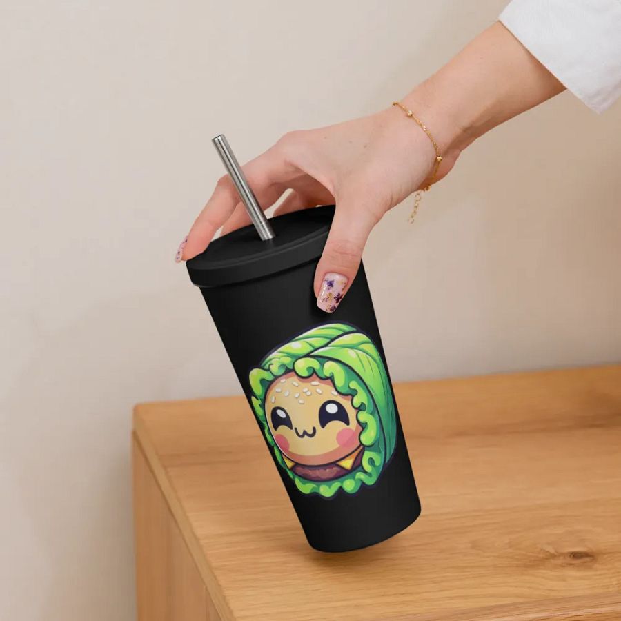 Whimsical Burger Buddy Insulated Tumbler product image (10)
