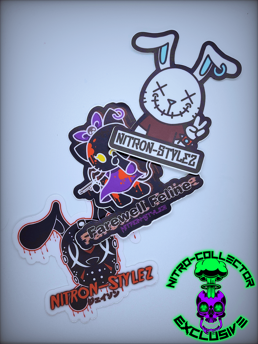 Nitron-Stylez X Nitro-Collector - LIMITED PIECE Sticker 5 Pack! (Check Description) product image (2)