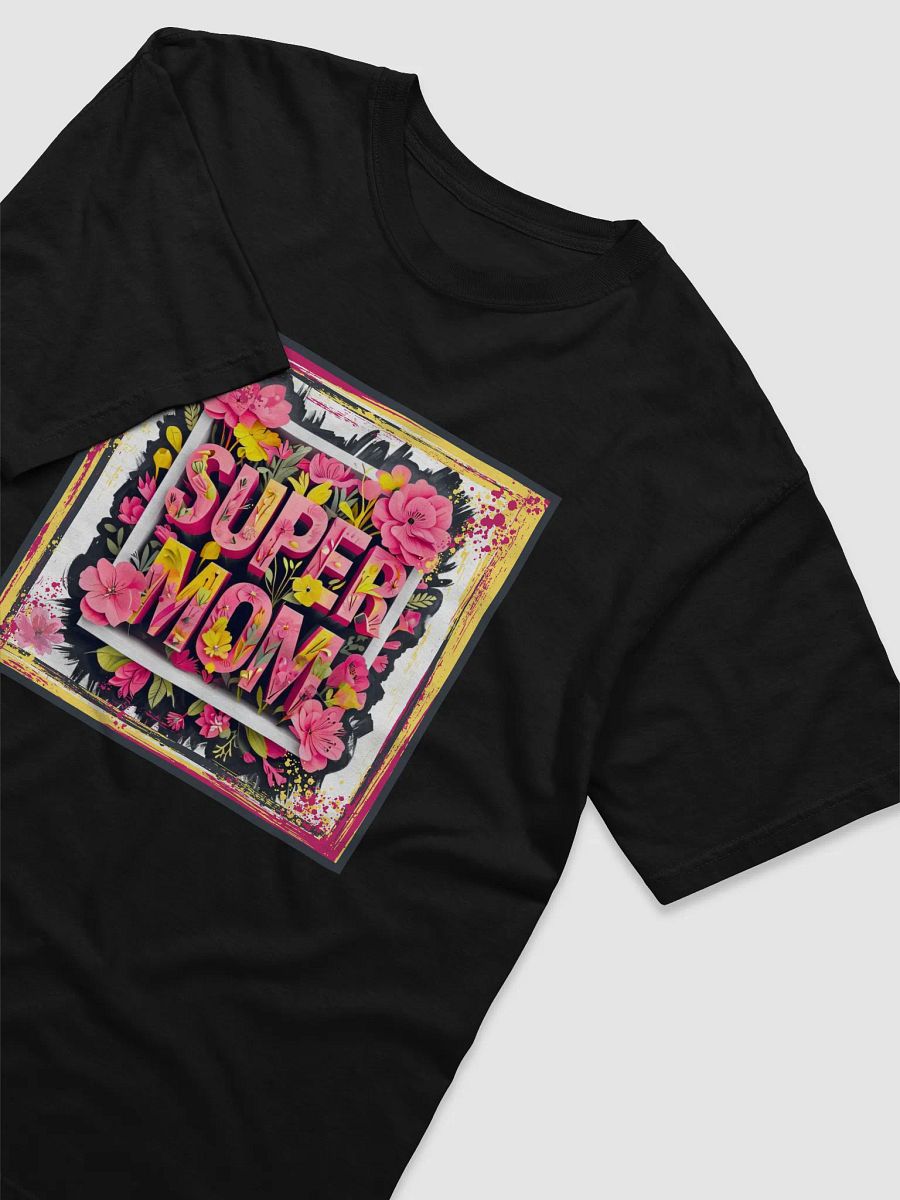 Super Mom Floral T-Shirt product image (3)
