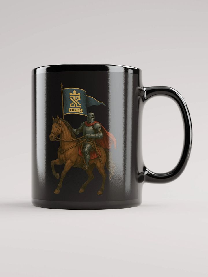 Knight's Emblem Black Mug product image (2)
