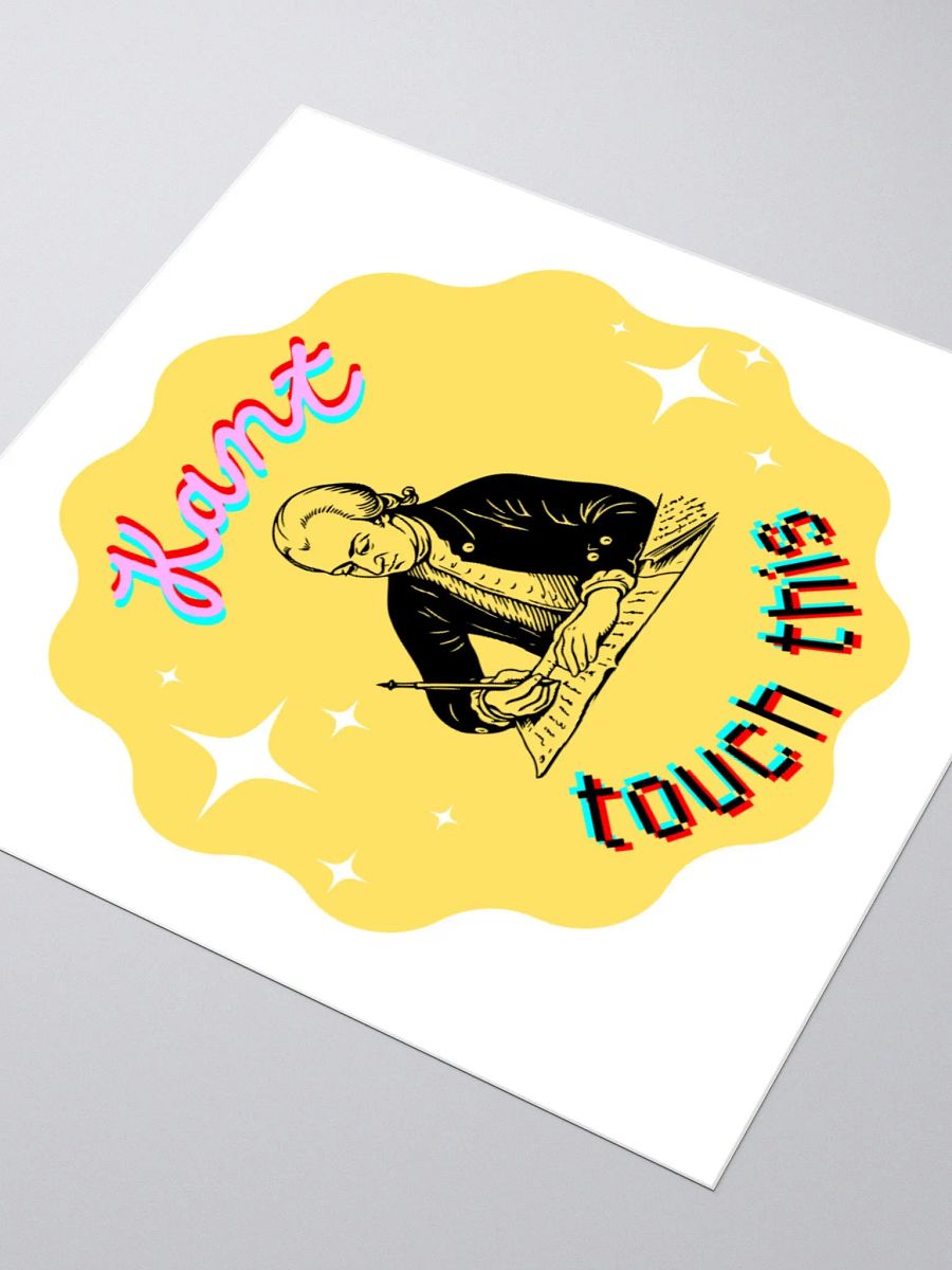 Kant touch this - Immanuel Kant sticker product image (3)