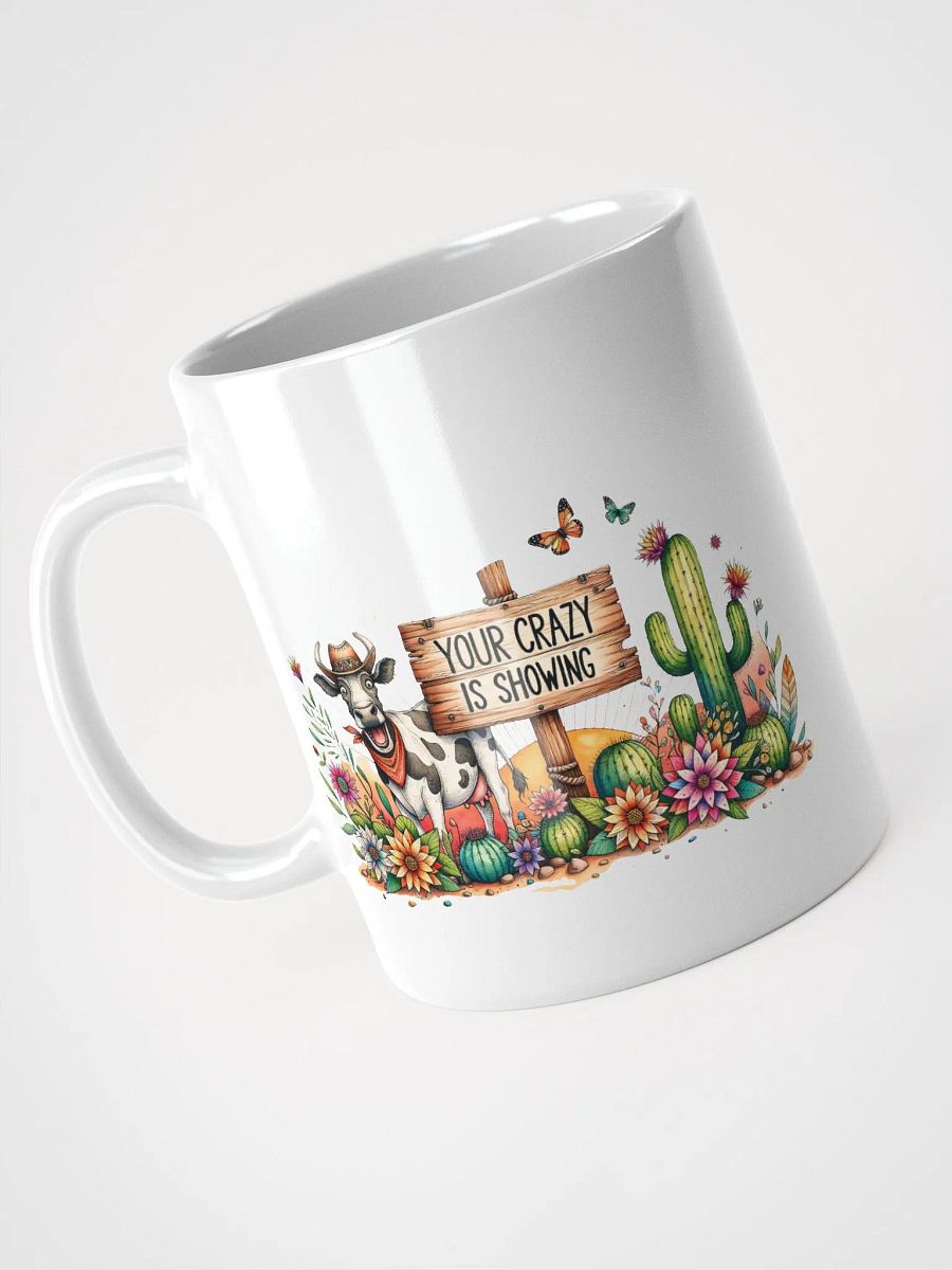 Whimsical Cow Crazy Is Showing Mug product image (6)