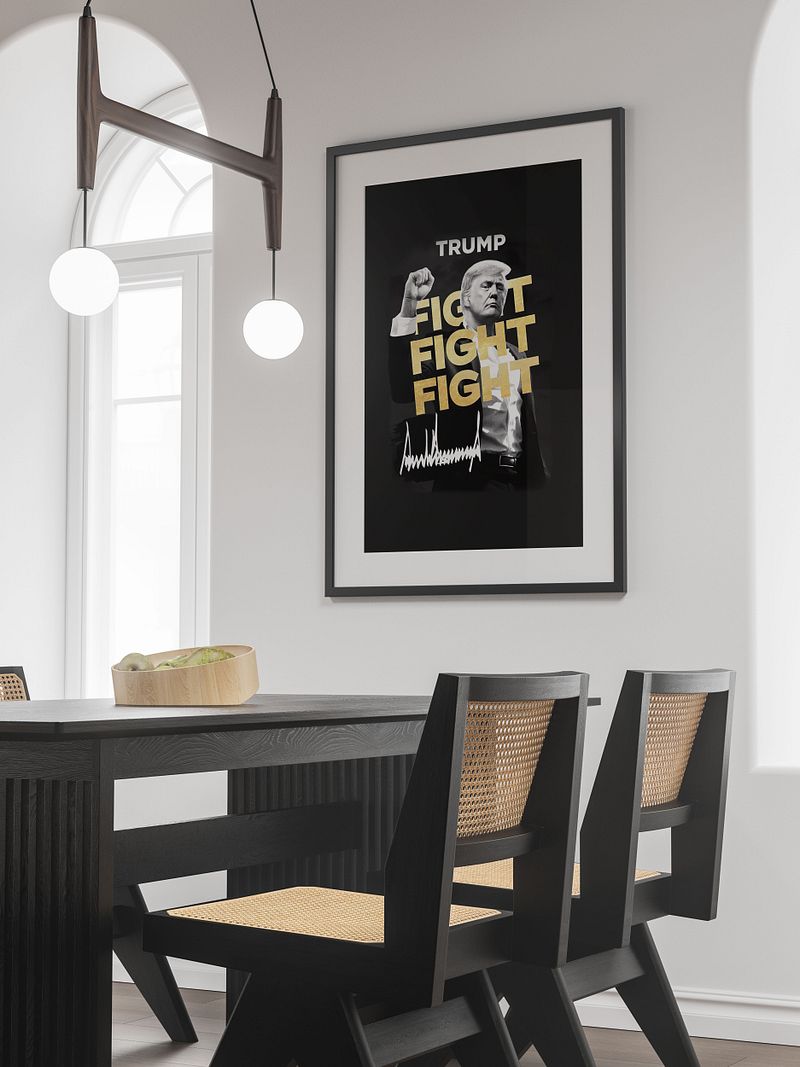 Donald Trump - Fight Fight Fight Poster