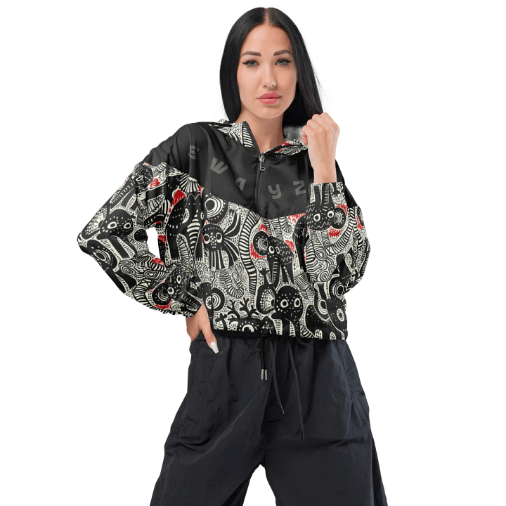 Elephant Soul Women's Cropped Windbreaker product image (2)