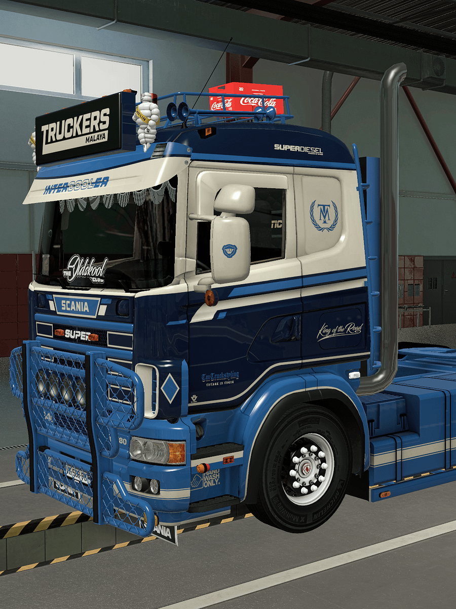 Early Access! ETS2 TM Scania RJL Skin Pack 4 - R4 R5 & R6 Changeable Multicolor Skin Pack + Schmitz Trailer Skin product image (6)
