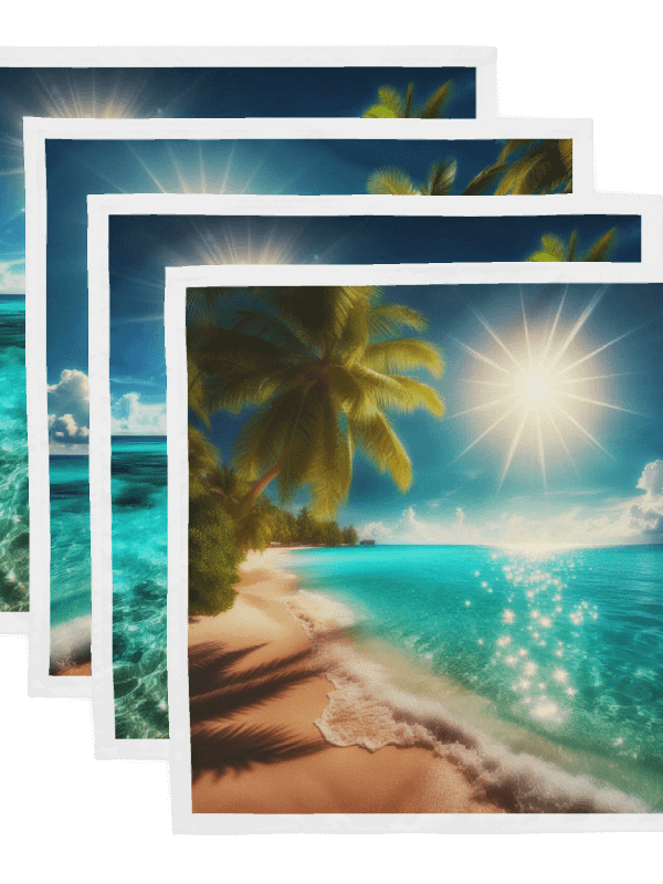 Tropical Bliss Cloth Napkin Set | AI Design product image (2)