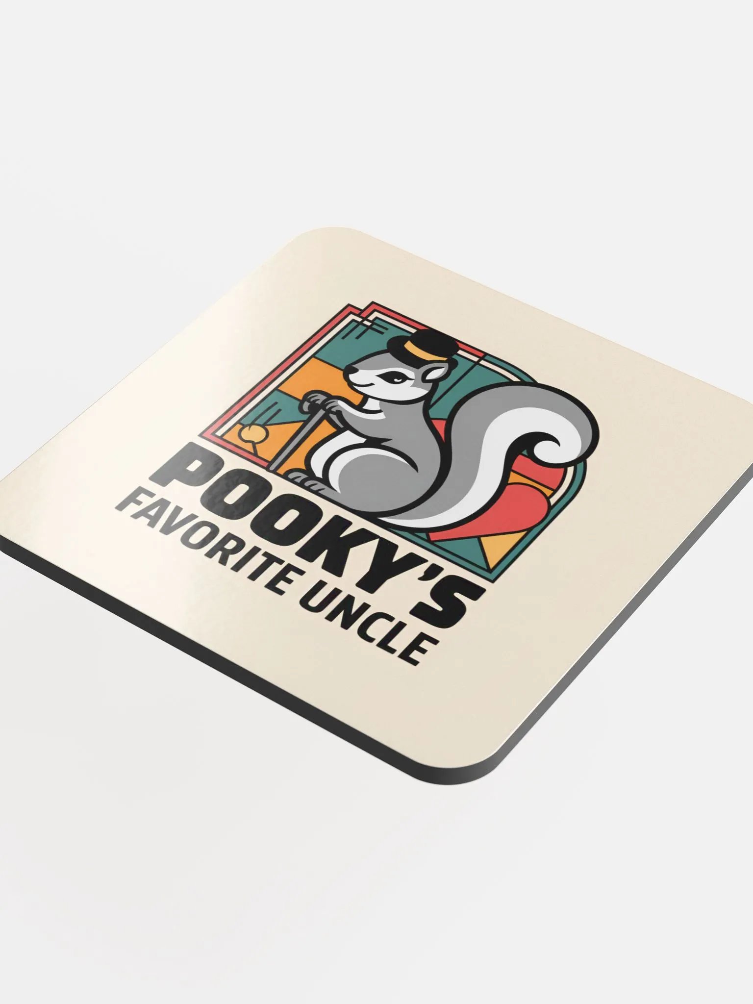 Coaster or micro art piece: Pooky's favorite uncle product image (4)