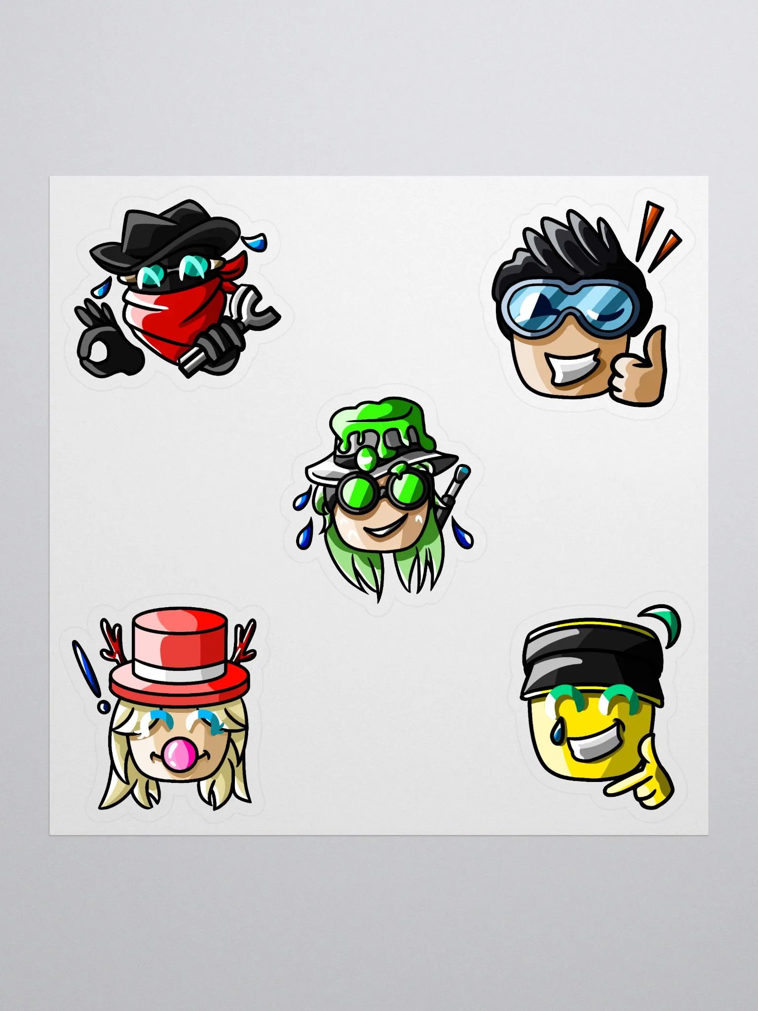 The Devs Sticker Sheet - Ghost Simulator product image (1)
