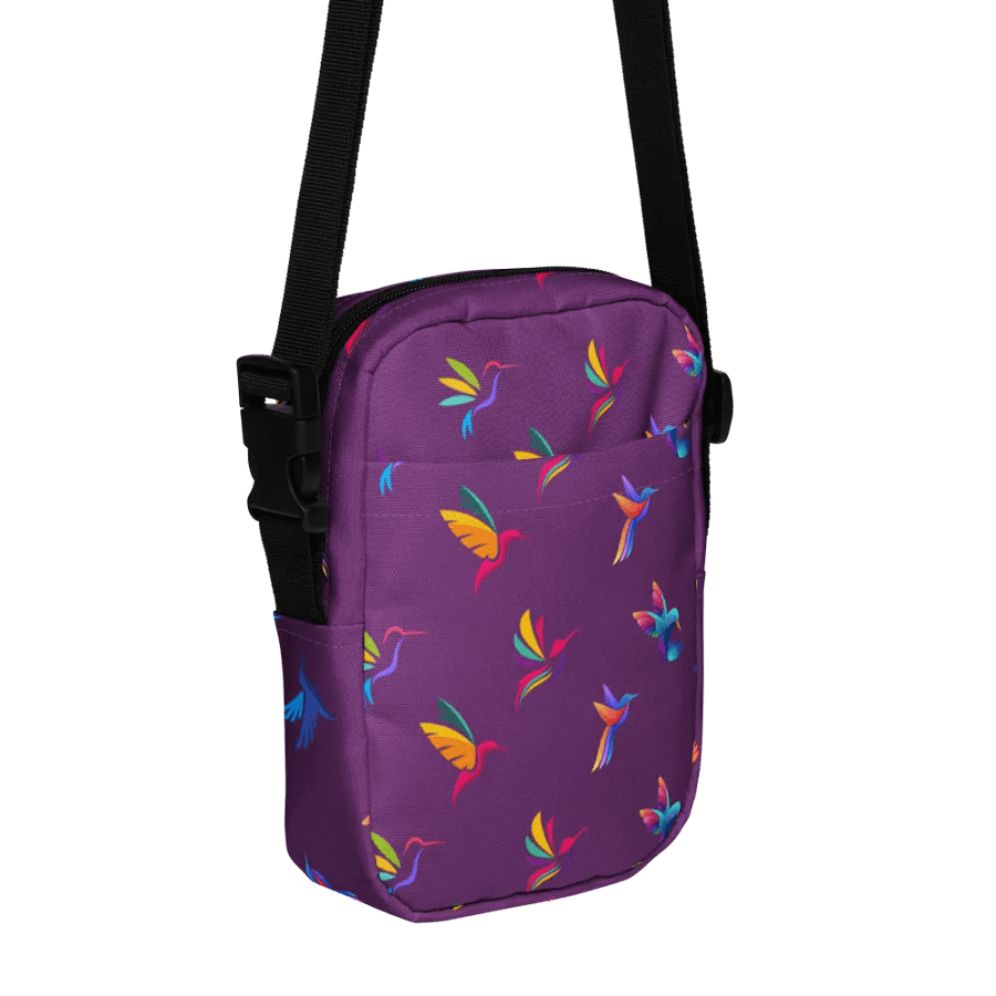 Vibrant Hummingbird Haven Crossbody Bag for stylish travellers product image (5)