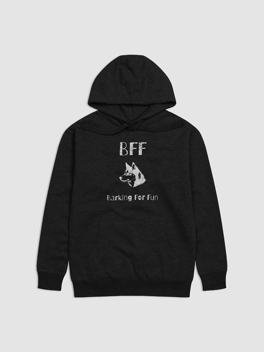Siberian Husky BFF Barking for fun, noisy dog, funny pun, cute joke, unisex hoodie product image (3)