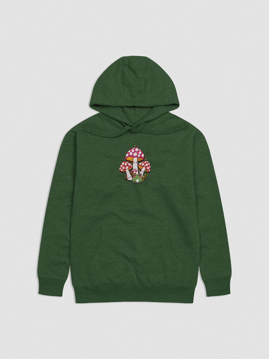 Whimsical Mushroom Frog Unisex Hoodie product image (7)