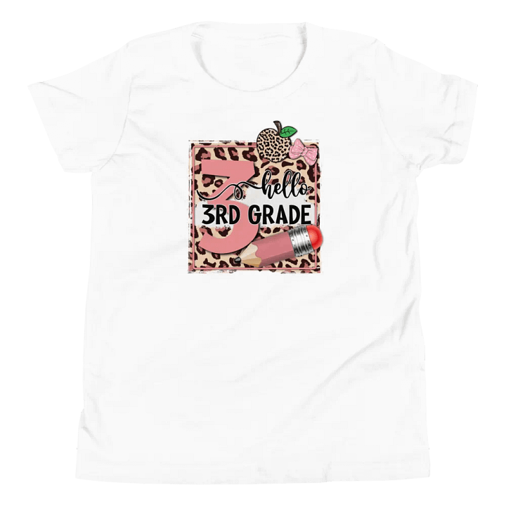 Leopard Print 3rd Grade Welcome T-Shirt product image (2)