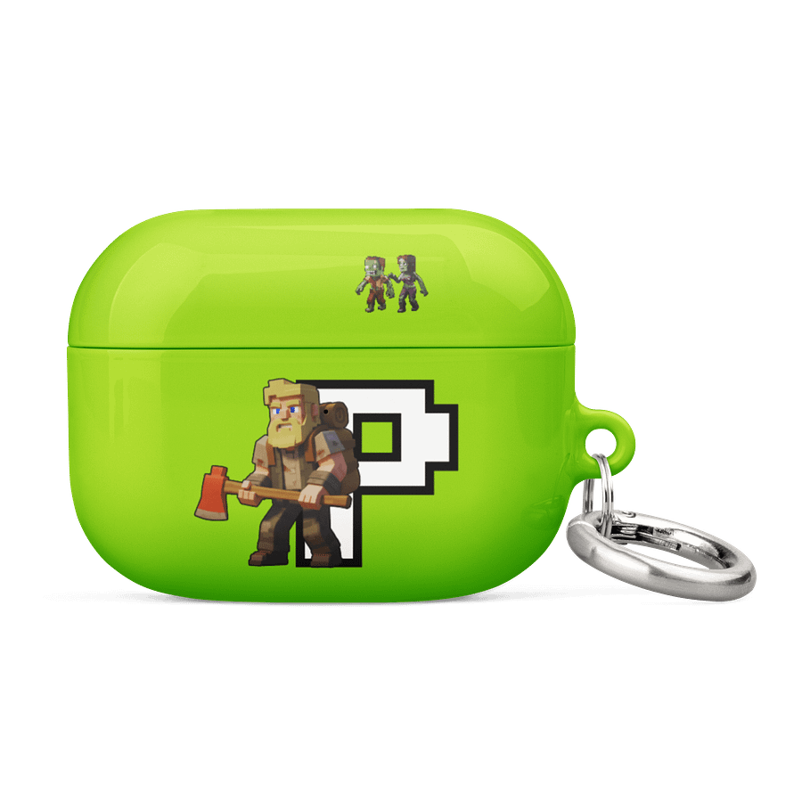 Patient PixelZ P Logo AirPods® Case (Neon Green) product image (4)
